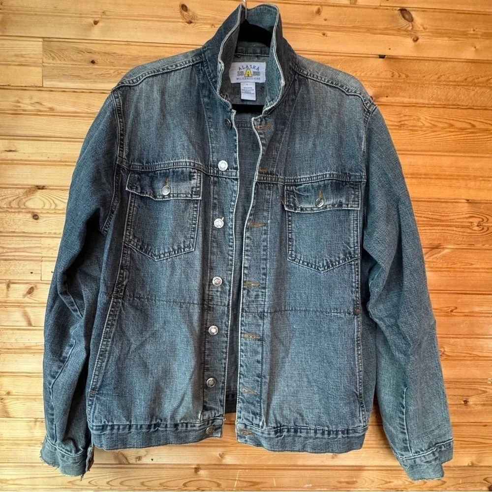 Alaska 1959 Jean Jacket Wilderness Gear Denim Large Cockers Sportswear Sharp